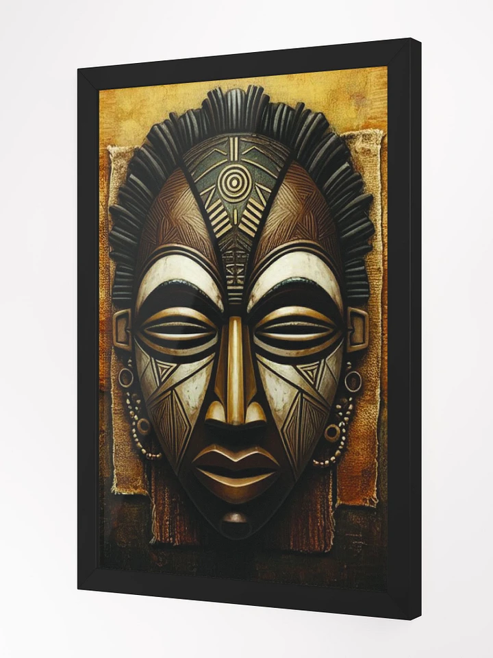 African Heritage Matte Framed Mask Poster product image (2)