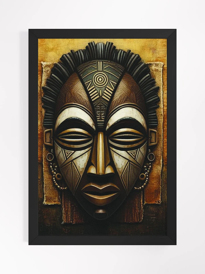 African Heritage Matte Framed Mask Poster product image (1)