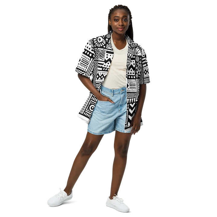 Geometric African Hawaiian Shirt product image (2)